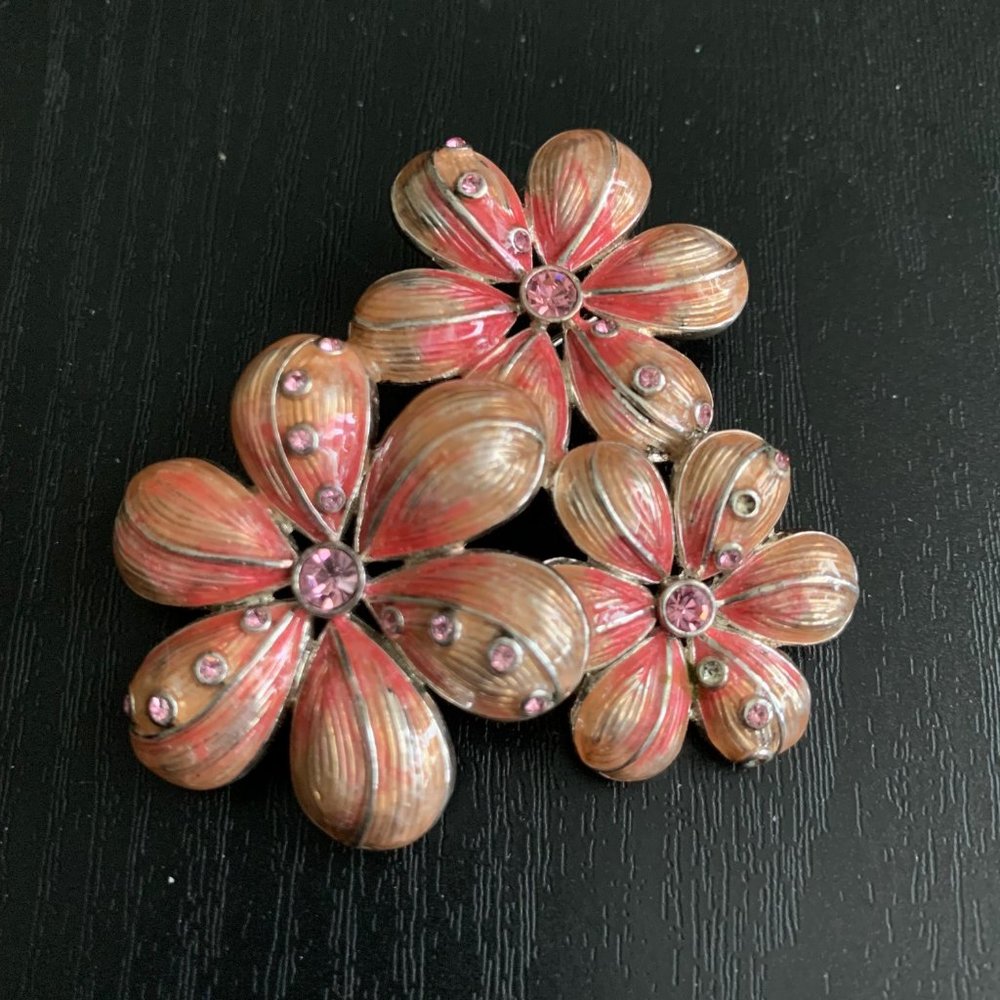 Monet Floral Brooch